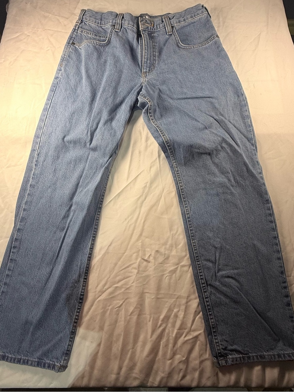 Carhartt Light Blue Straight Leg Jeans